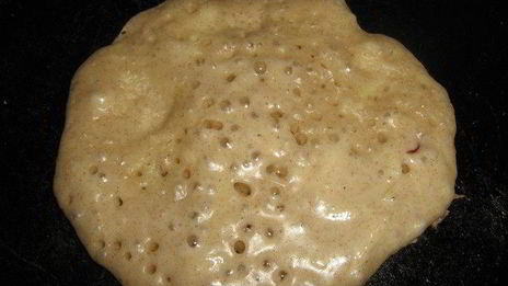 блинчики ржаные с яблоками