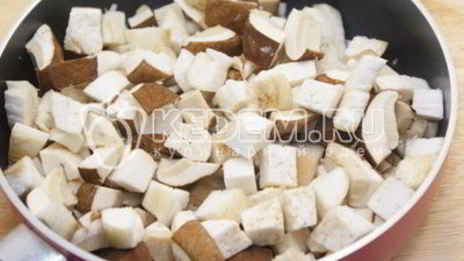 блинчики с грибами