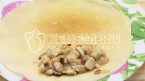 блинчики с грибами