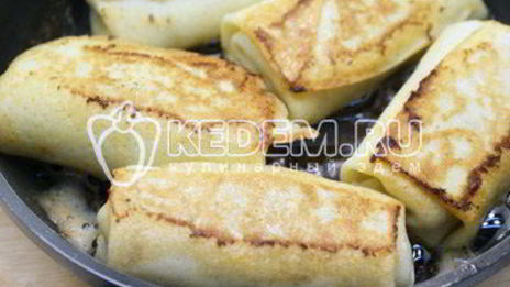 блинчики с грибами