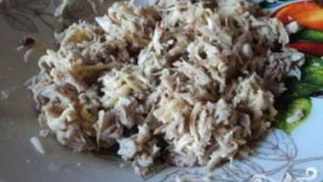 блинчики с куриным филе и сыром