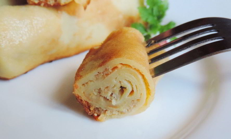 Рецепт блинчиков с мясной начинкой
