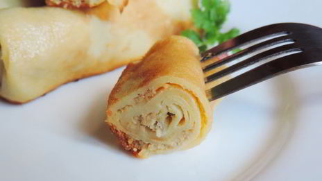 блинчики с мясной начинкой