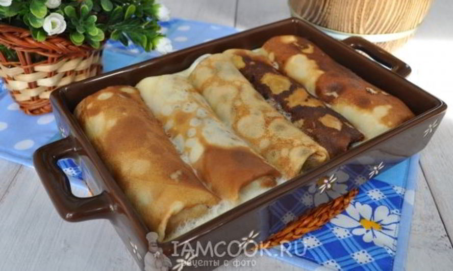 Рецепт блинчиков с мясом и сладким перцем