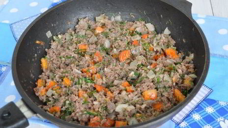 блинчики с мясом и сладким перцем