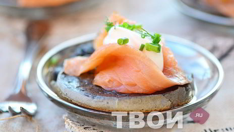 блинчики с семгой