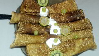 Блинчики с творогом