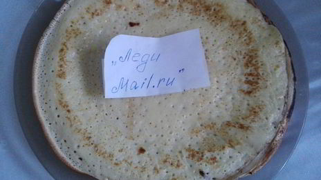 блинчики с творогом