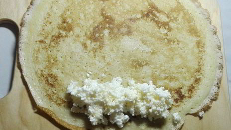 блинчики с творогом