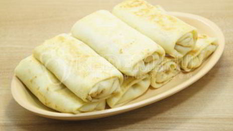 блинчики с ветчиной и сыром