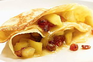 Блинчики с яблоками