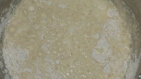 блинчики с зеленым паштетом из брокколи, зеленой фасоли и шампиньонов