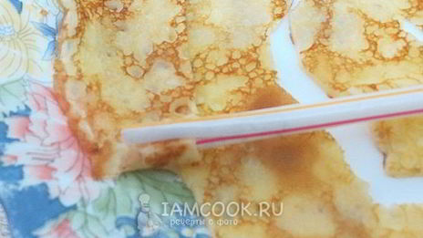 блины без соды на молоке