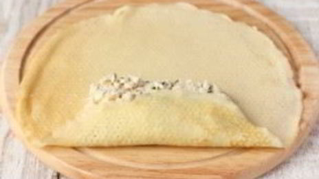 блины конвертом