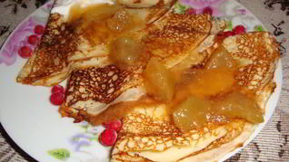 Блины на минералке