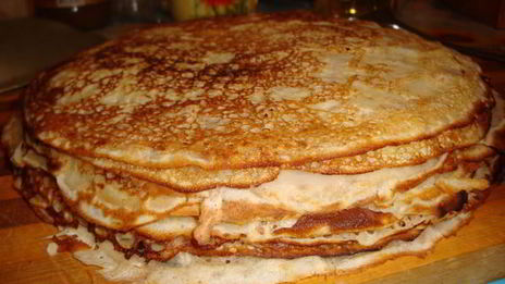 блины на минералке