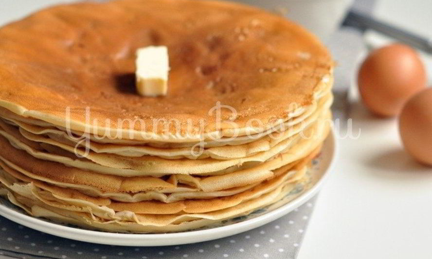 Рецепт блинов на пиве