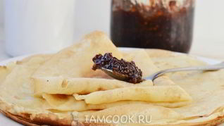 Блины на воде без яиц