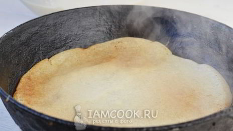 блины на воде без яиц