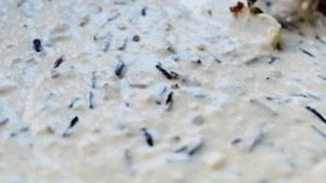 блины с черным рисом