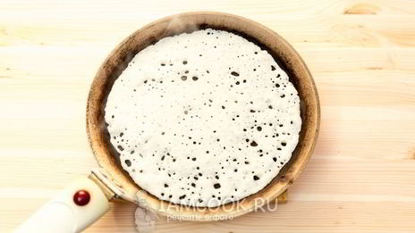 блины с дырочками на молоке