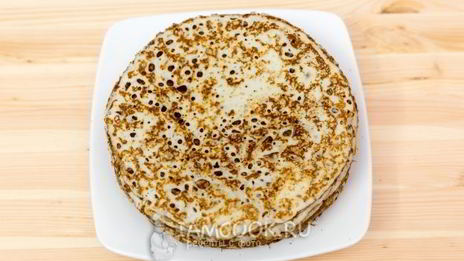 блины с дырочками на молоке