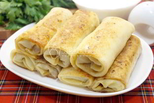 Блины с фаршем