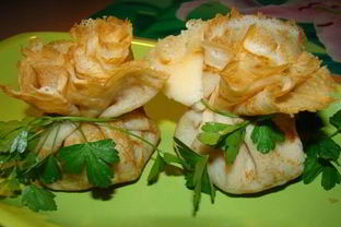 Блины с грибной начинкой