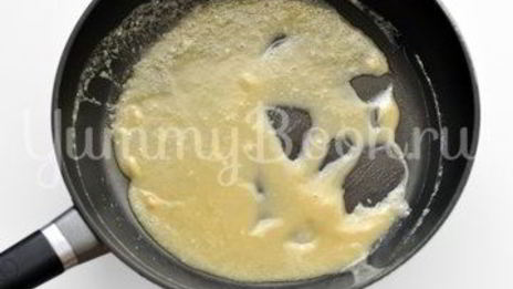 блины с курицей и грибами