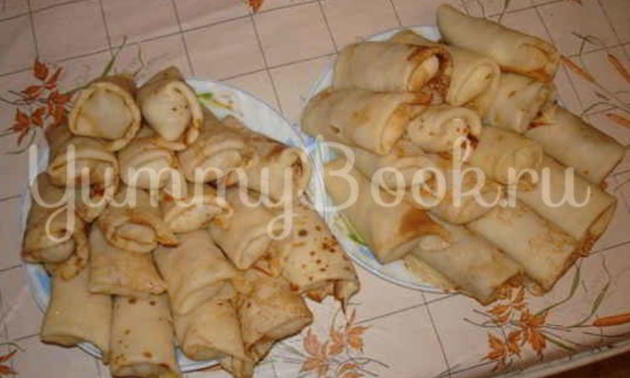 Рецепт блинов с начинкой