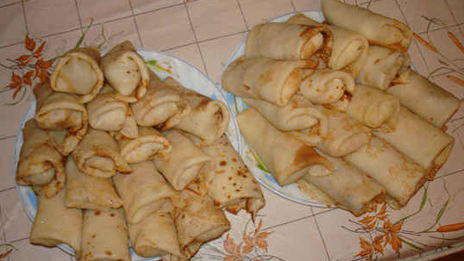 блины с начинкой