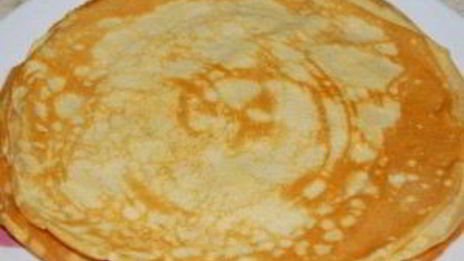 блины с семгой и икрой