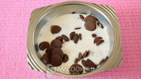 блины с шоколадом