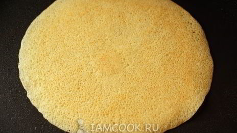 блины с шоколадом