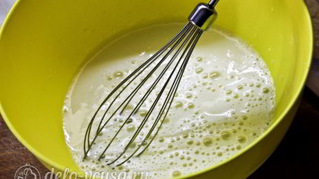 блины с творогом и бананом