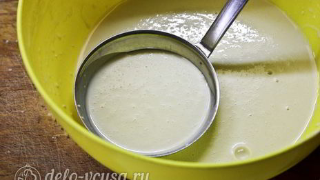 блины с творогом и бананом