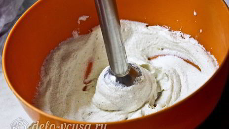 блины с творогом и бананом