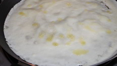 блины с творогом и ягодами