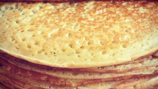 Блины заварные на кефире