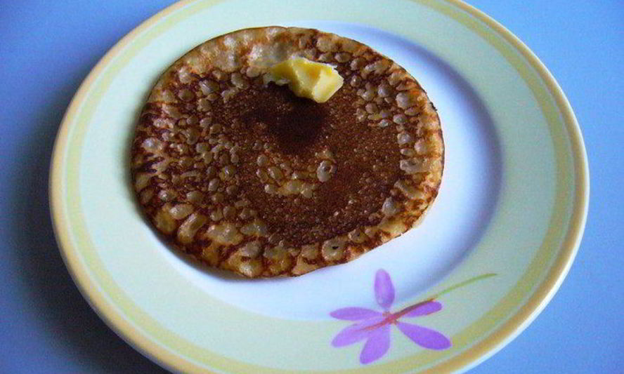 Рецепт быстрых блинчиков без яиц