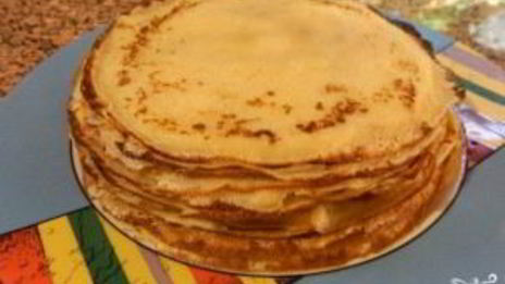 быстрые блины на молоке