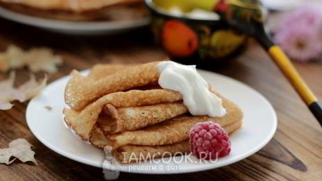 дрожжевые блины на кислом молоке