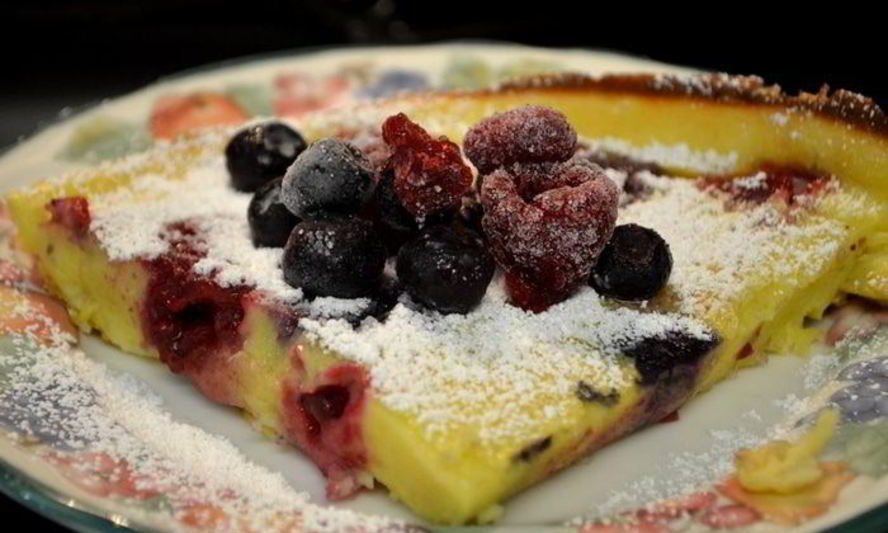 Рецепт голландского ягодного блинчика