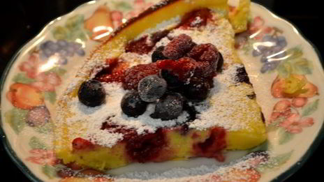 голландский ягодный блинчик