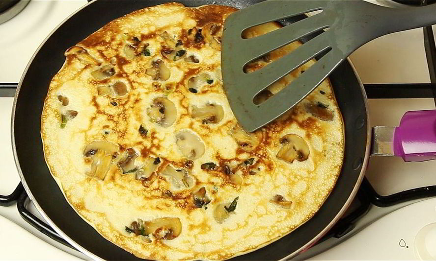 Рецепт грибных блинов