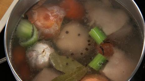 калья из гуся с блинчиками на старорусский манер