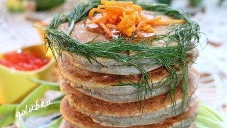 картофельные блинчики с припеком