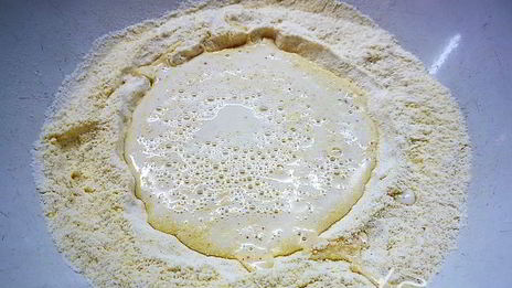 кукурузные блинчики с начинкой болоньез