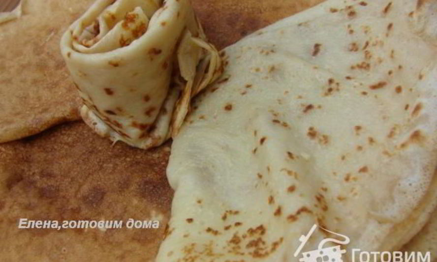 Рецепт манных блинов