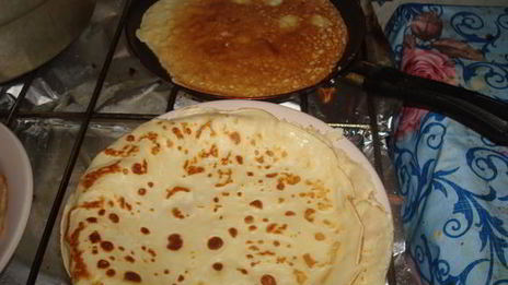 острые блинчики с индейкой по-мексикански